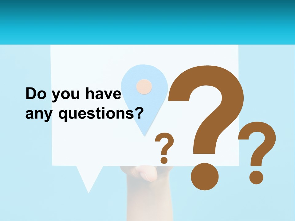 A Person Holding A Piece Of Paper With A Pin On It PowerPoint Template