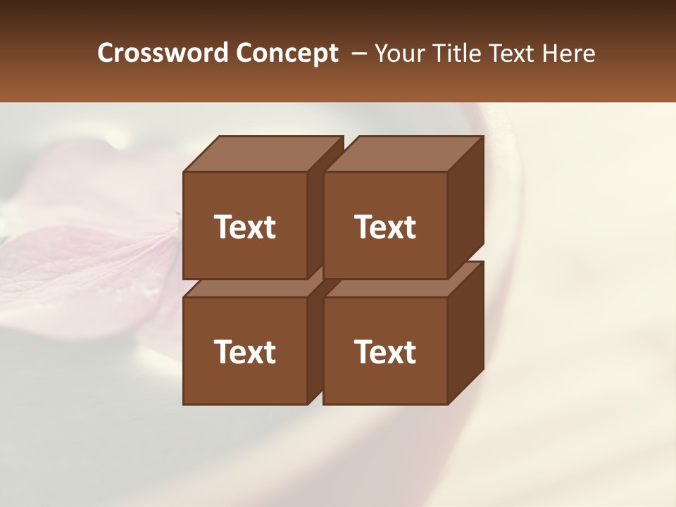 A Pink Flower Floating In A Bowl Of Water PowerPoint Template