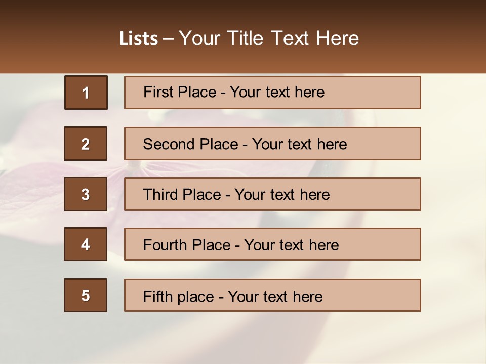 A Pink Flower Floating In A Bowl Of Water PowerPoint Template