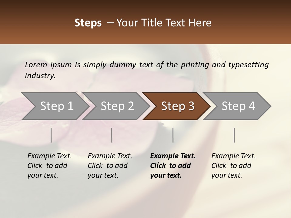 A Pink Flower Floating In A Bowl Of Water PowerPoint Template