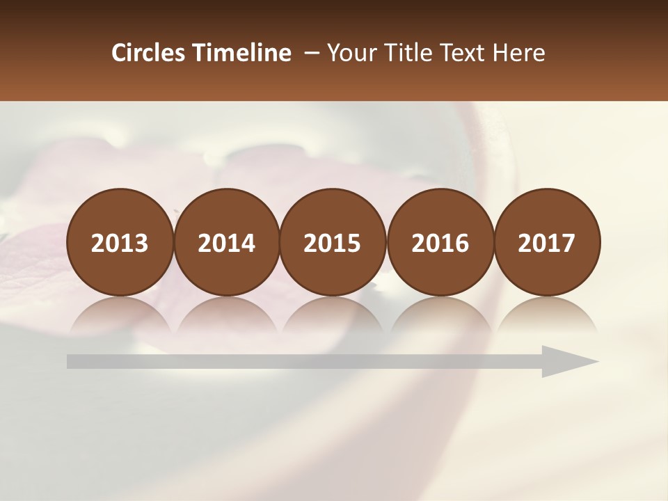 A Pink Flower Floating In A Bowl Of Water PowerPoint Template