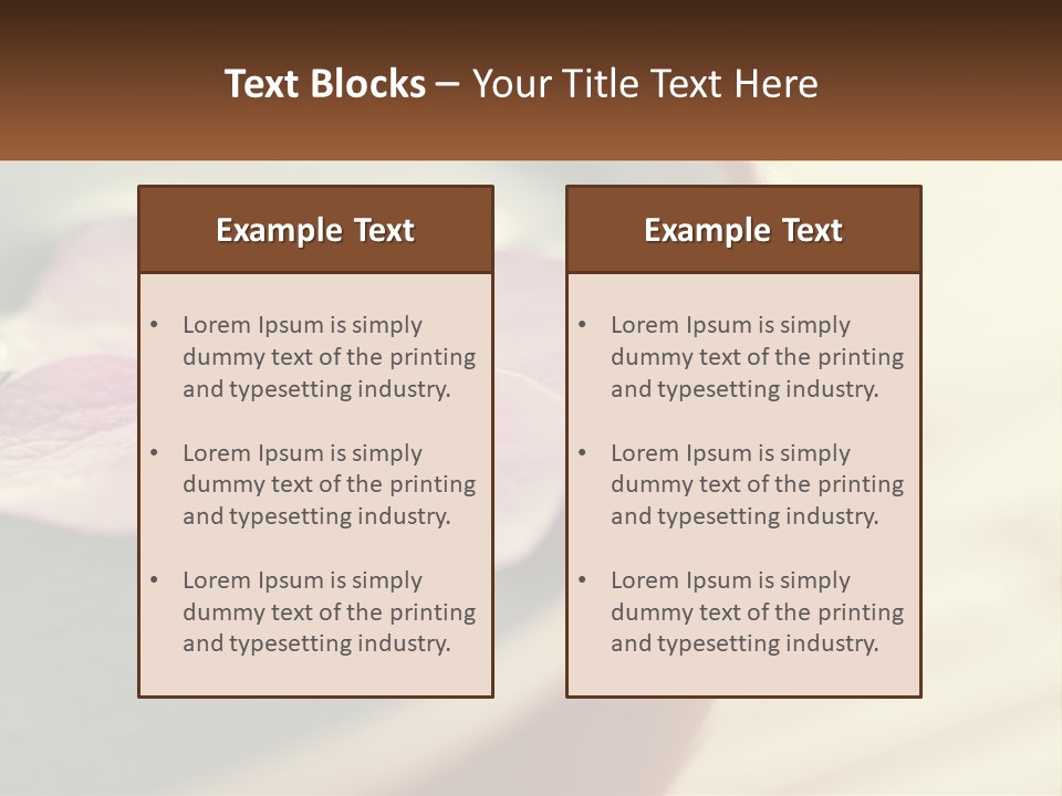 A Pink Flower Floating In A Bowl Of Water PowerPoint Template