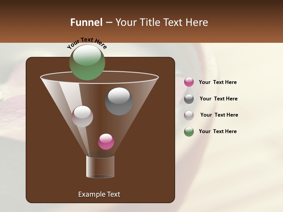 A Pink Flower Floating In A Bowl Of Water PowerPoint Template