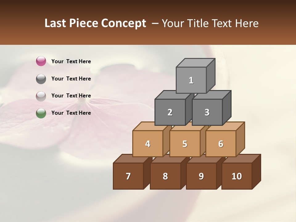 A Pink Flower Floating In A Bowl Of Water PowerPoint Template