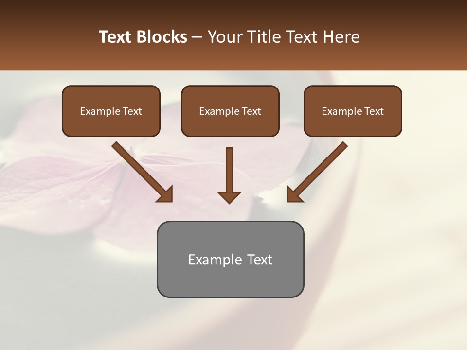 A Pink Flower Floating In A Bowl Of Water PowerPoint Template