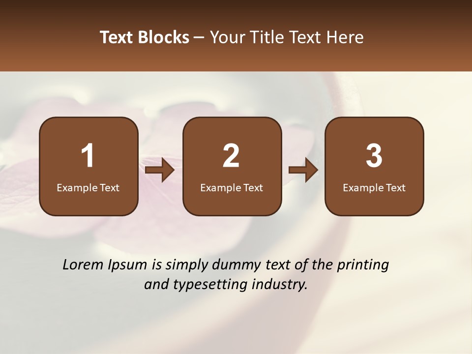 A Pink Flower Floating In A Bowl Of Water PowerPoint Template