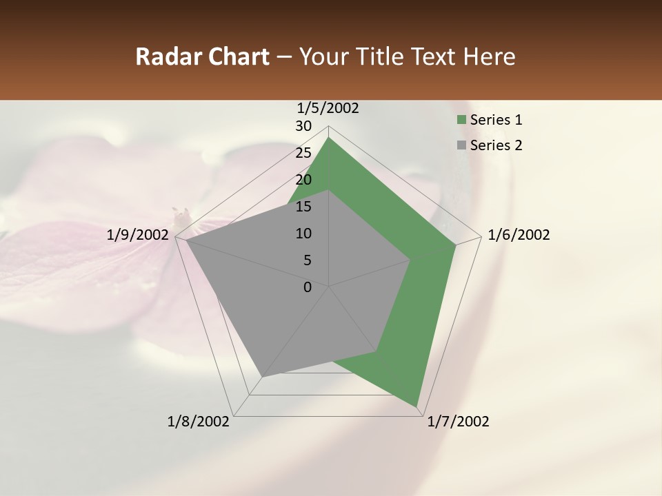 A Pink Flower Floating In A Bowl Of Water PowerPoint Template