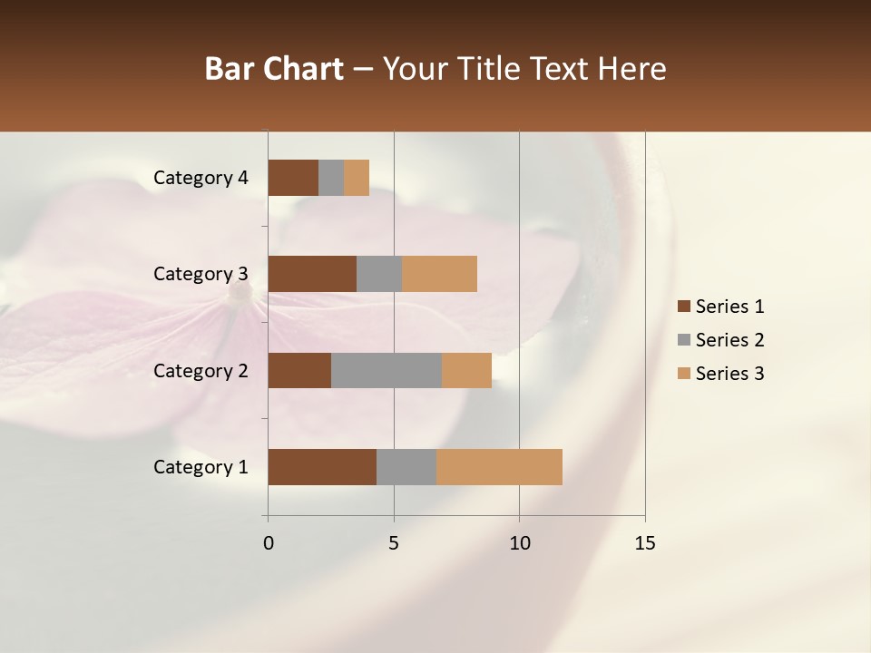 A Pink Flower Floating In A Bowl Of Water PowerPoint Template