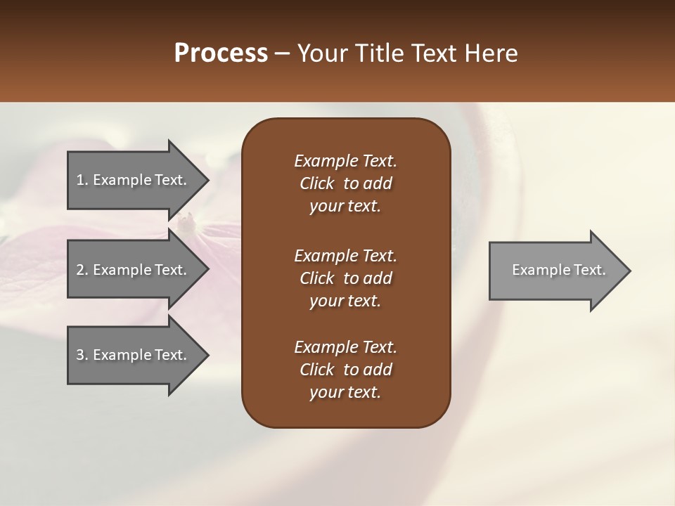 A Pink Flower Floating In A Bowl Of Water PowerPoint Template