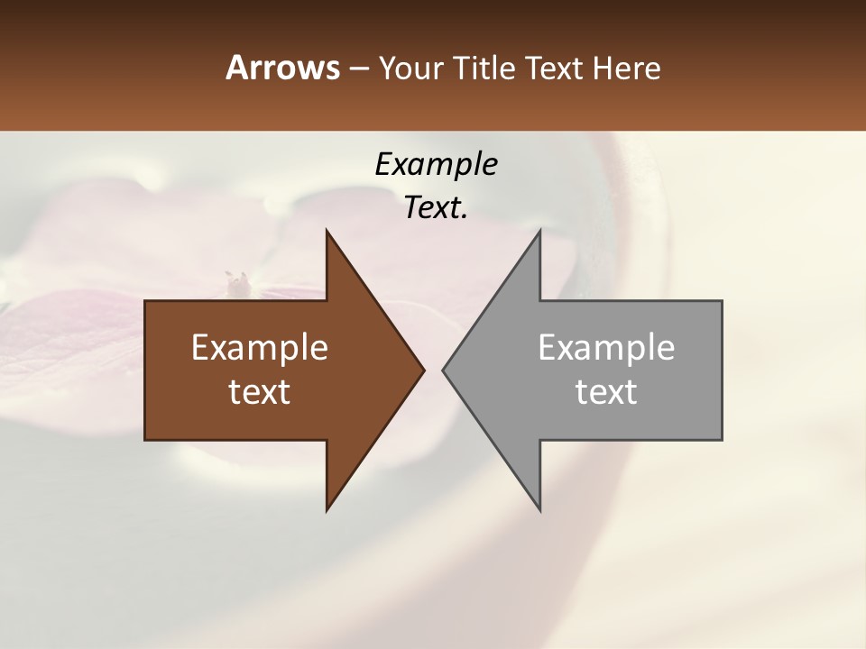 A Pink Flower Floating In A Bowl Of Water PowerPoint Template