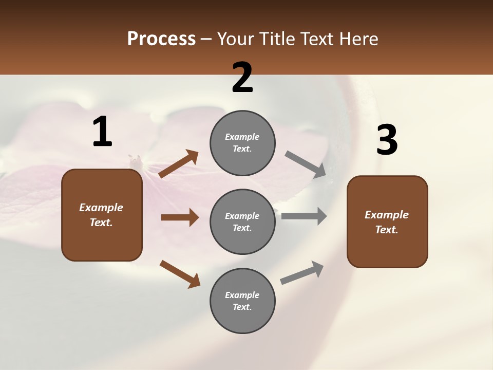 A Pink Flower Floating In A Bowl Of Water PowerPoint Template