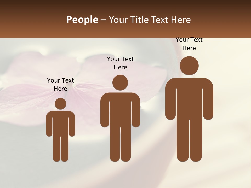 A Pink Flower Floating In A Bowl Of Water PowerPoint Template