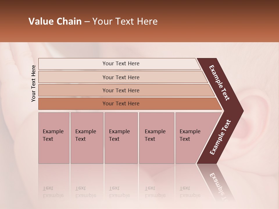 A Baby Is Holding Its Hand Up To Its Face PowerPoint Template