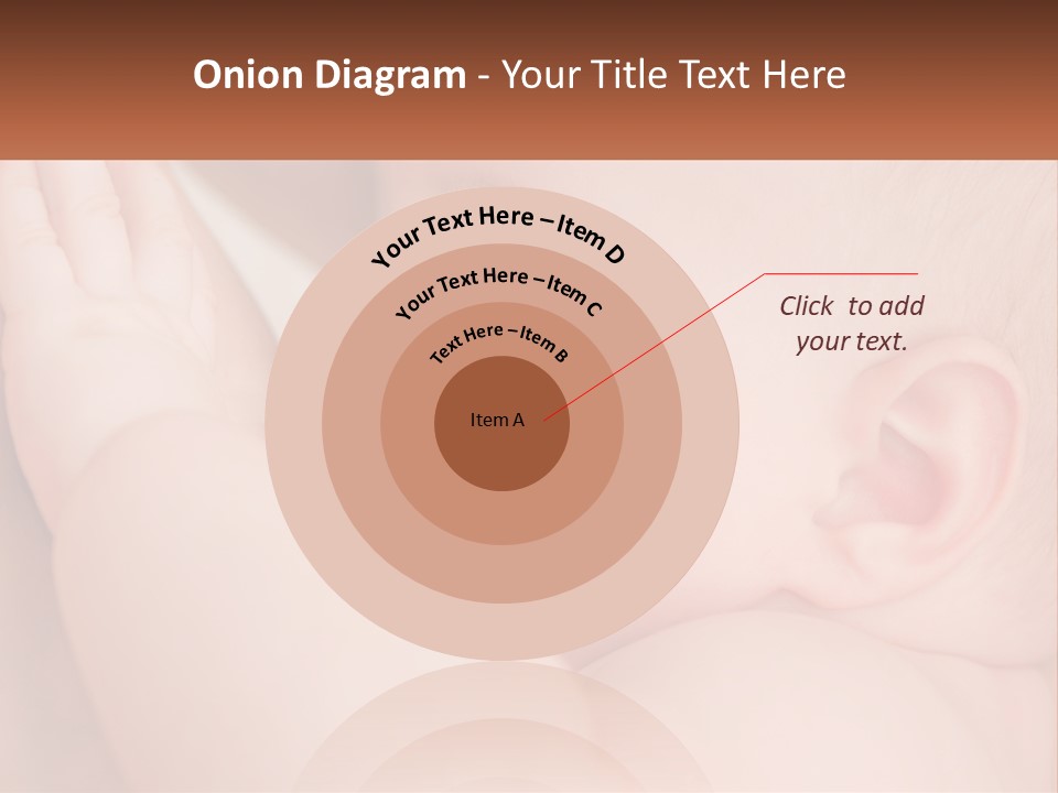 A Baby Is Holding Its Hand Up To Its Face PowerPoint Template