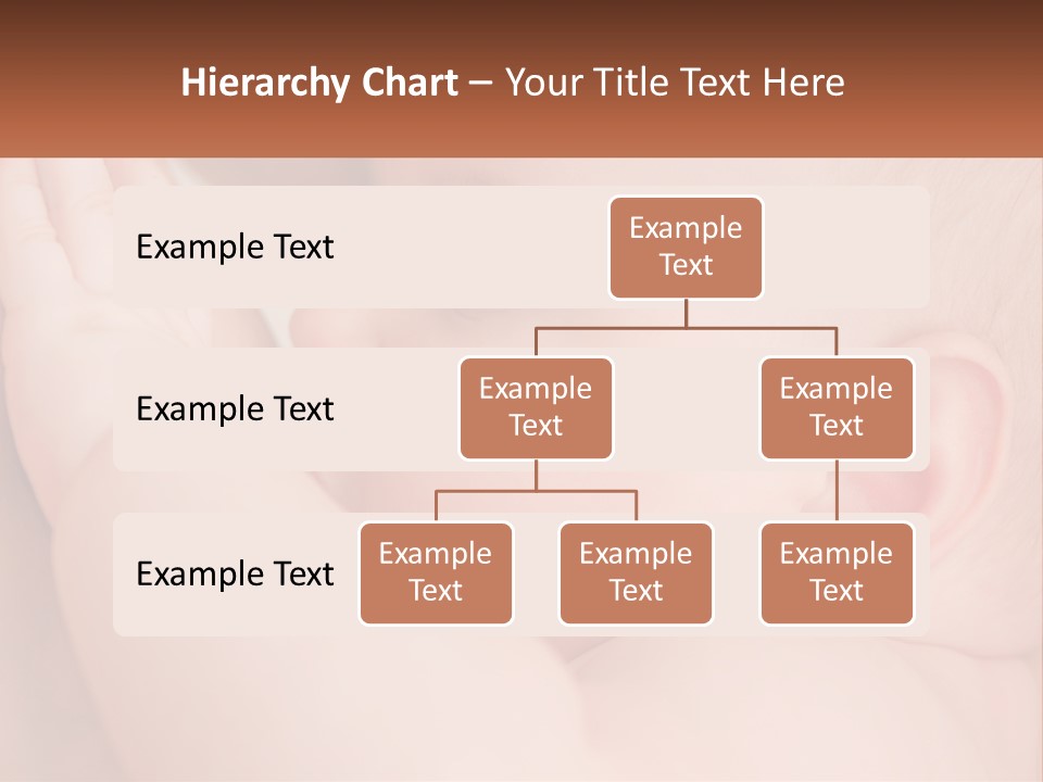 A Baby Is Holding Its Hand Up To Its Face PowerPoint Template