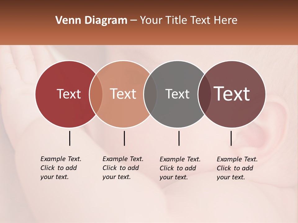 A Baby Is Holding Its Hand Up To Its Face PowerPoint Template