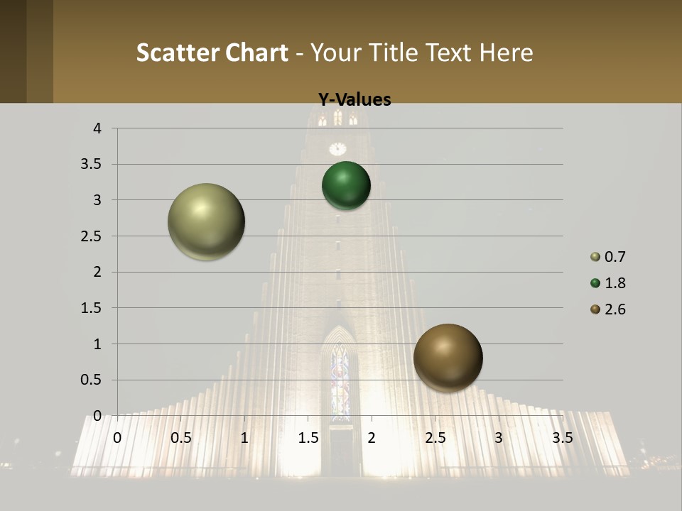 A Very Tall Building With A Clock At The Top PowerPoint Template