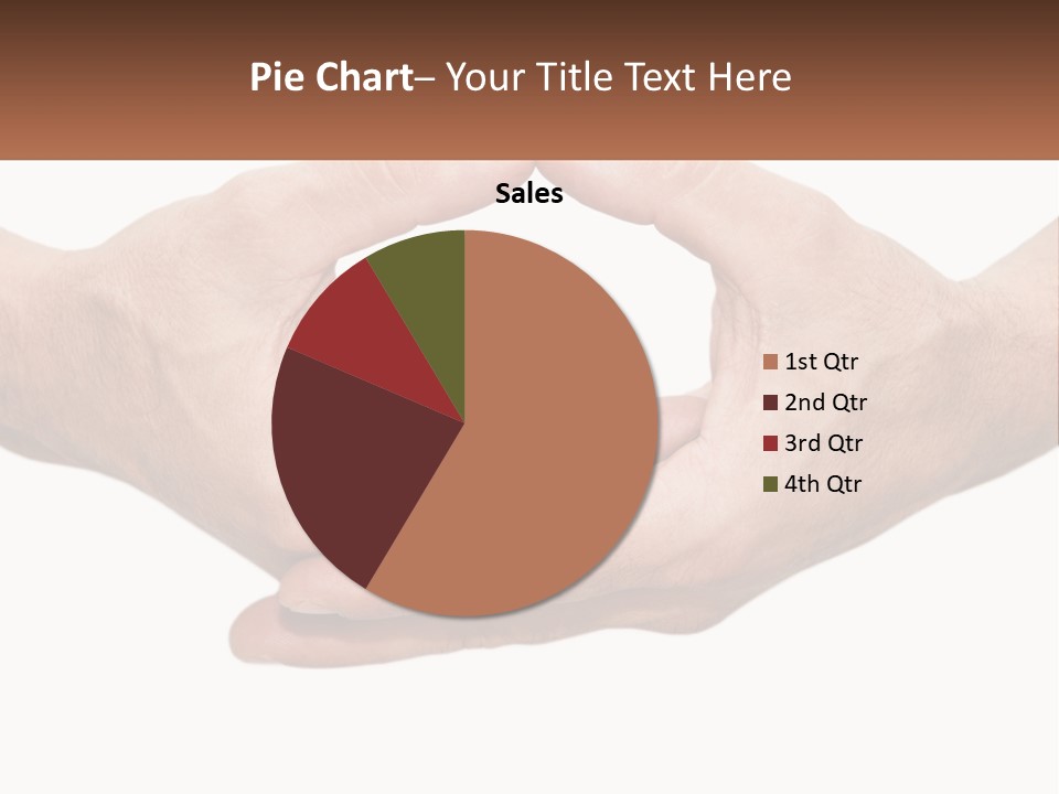 Two Hands Holding Each Other In The Shape Of A Circle PowerPoint Template
