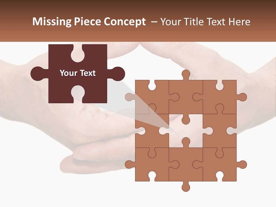 Two Hands Holding Each Other In The Shape Of A Circle PowerPoint Template