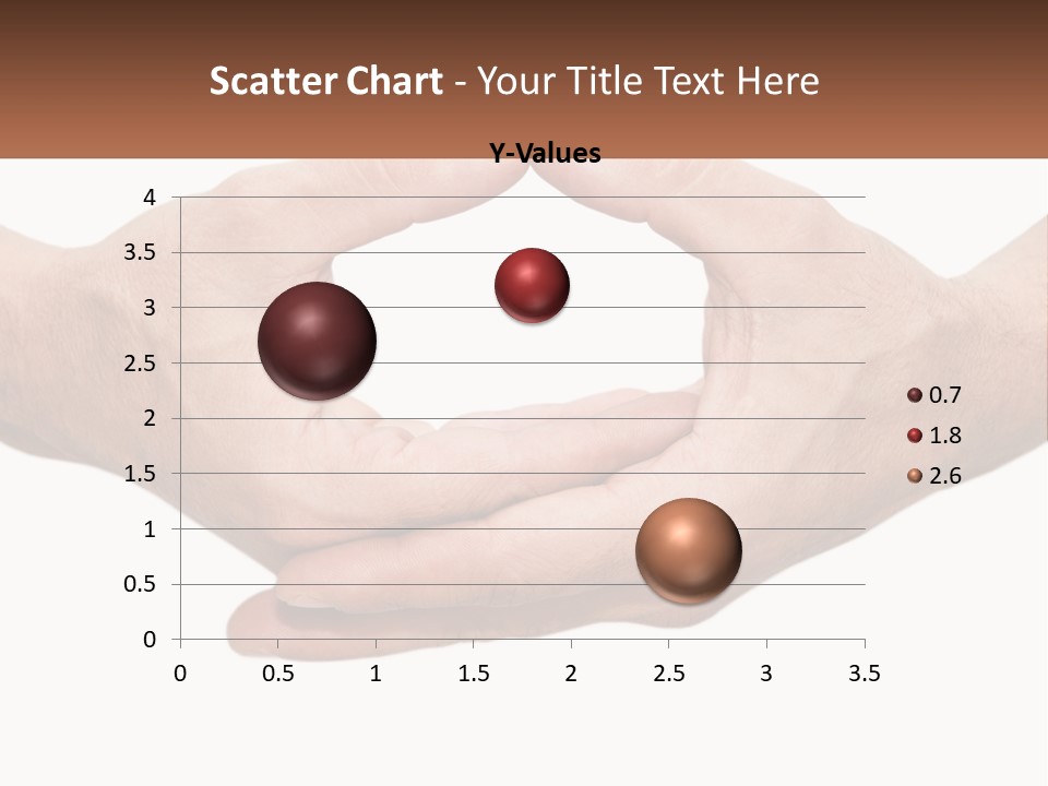 Two Hands Holding Each Other In The Shape Of A Circle PowerPoint Template