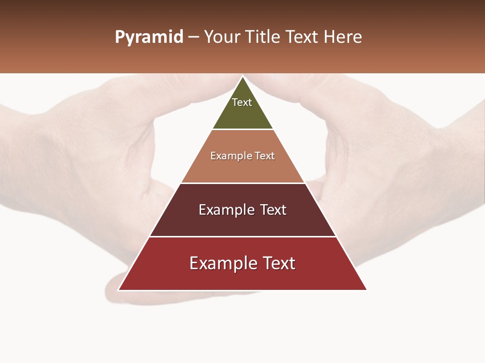 Two Hands Holding Each Other In The Shape Of A Circle PowerPoint Template