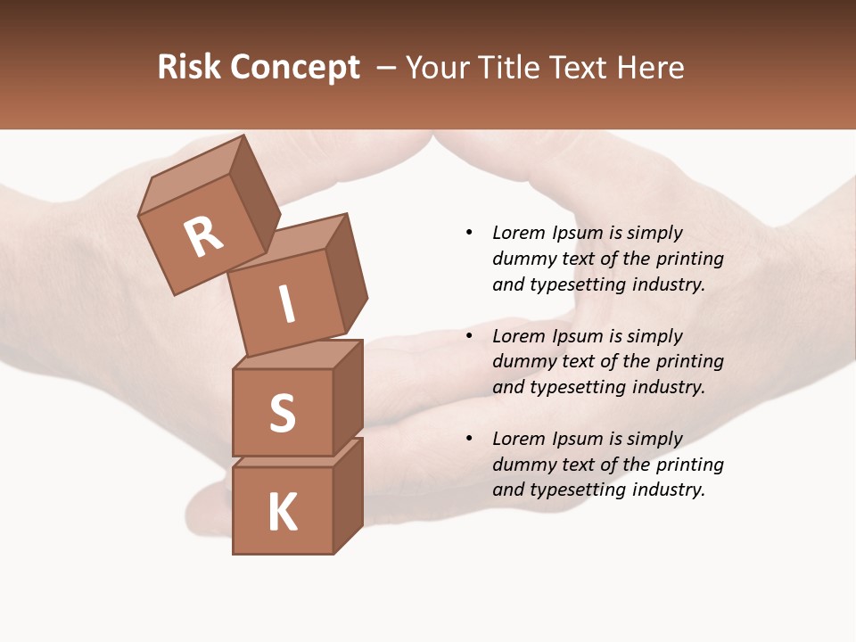 Two Hands Holding Each Other In The Shape Of A Circle PowerPoint Template