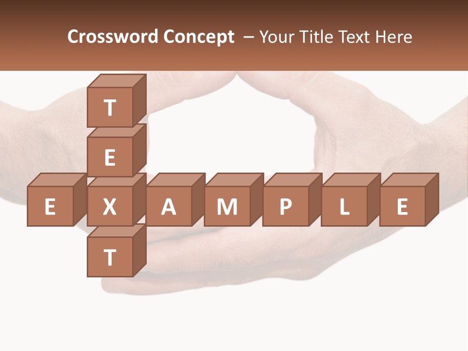 Two Hands Holding Each Other In The Shape Of A Circle PowerPoint Template