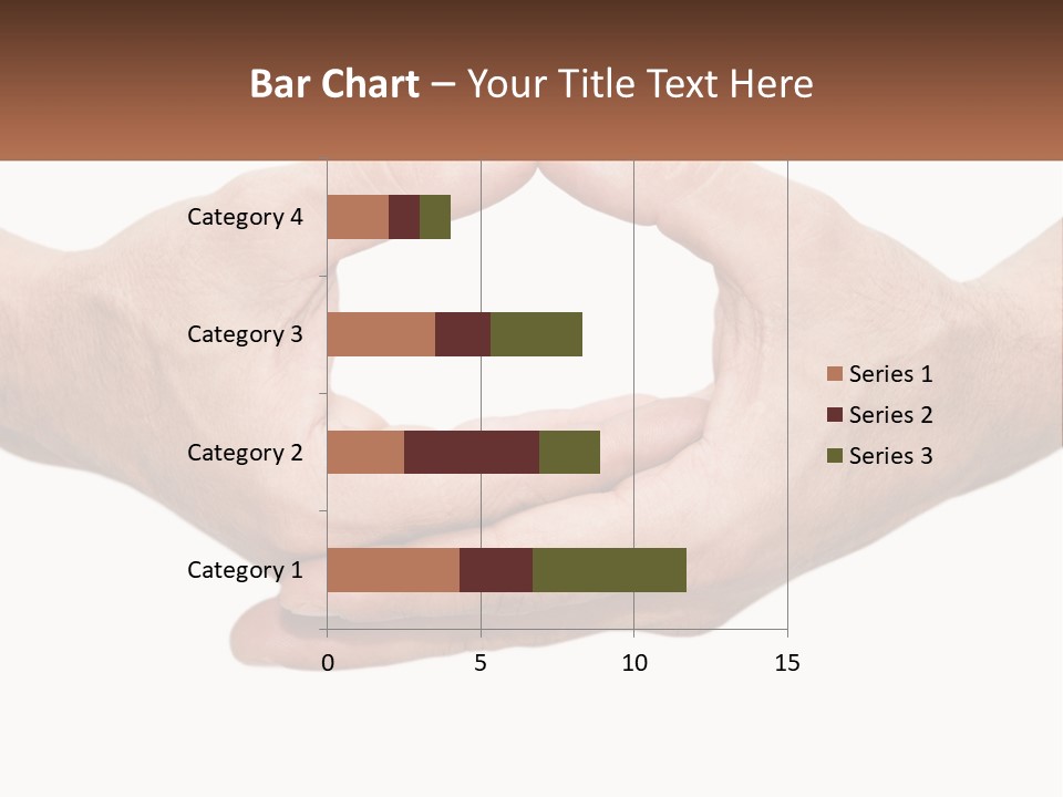 Two Hands Holding Each Other In The Shape Of A Circle PowerPoint Template