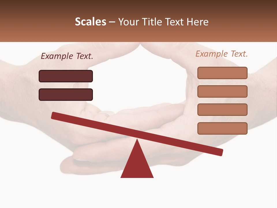 Two Hands Holding Each Other In The Shape Of A Circle PowerPoint Template