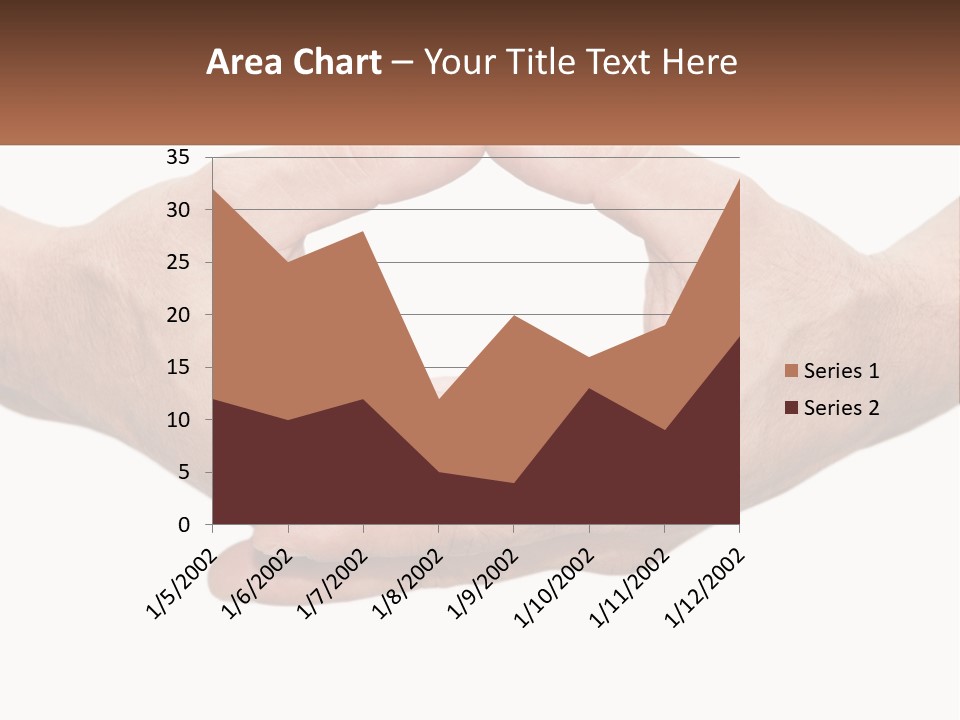 Two Hands Holding Each Other In The Shape Of A Circle PowerPoint Template