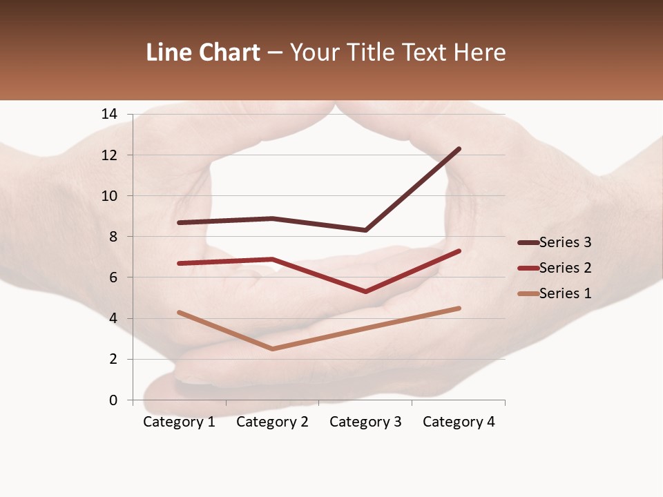 Two Hands Holding Each Other In The Shape Of A Circle PowerPoint Template