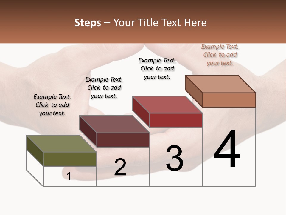 Two Hands Holding Each Other In The Shape Of A Circle PowerPoint Template