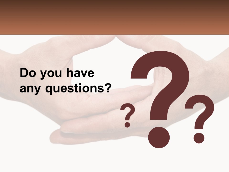 Two Hands Holding Each Other In The Shape Of A Circle PowerPoint Template