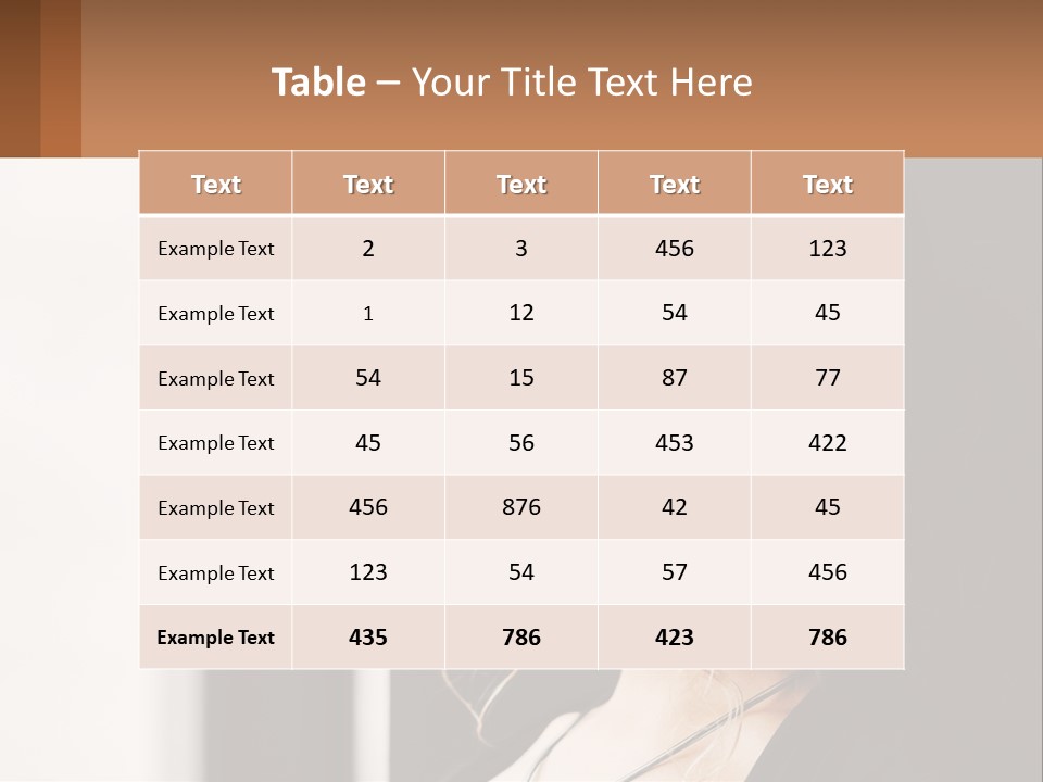 A Woman Looking Out A Window With A Brown Background PowerPoint Template