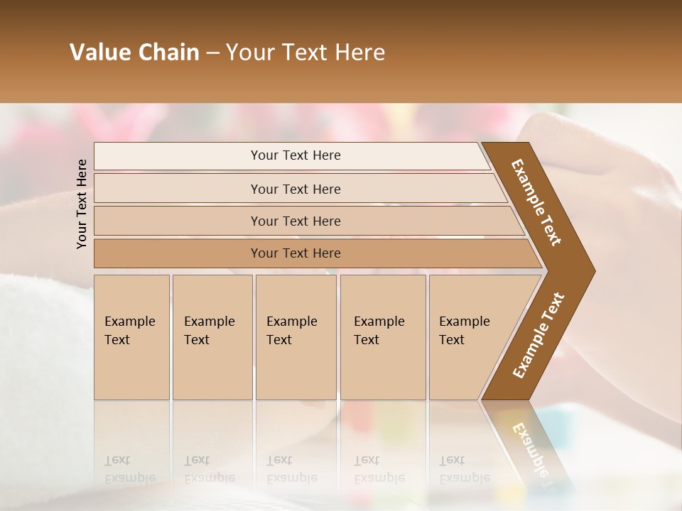 A Woman Getting Her Nails Done By A Nail Salon PowerPoint Template