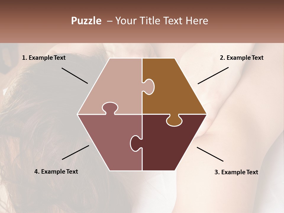 A Woman Getting A Back Massage From A Professional Massager PowerPoint Template