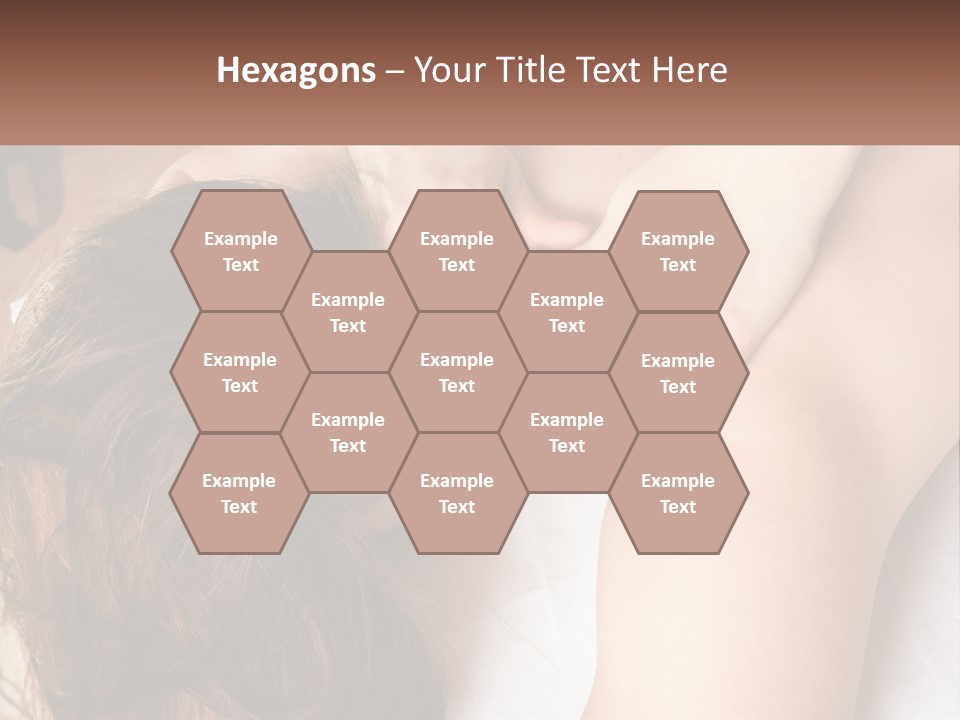 A Woman Getting A Back Massage From A Professional Massager PowerPoint Template