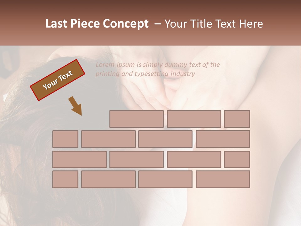 A Woman Getting A Back Massage From A Professional Massager PowerPoint Template