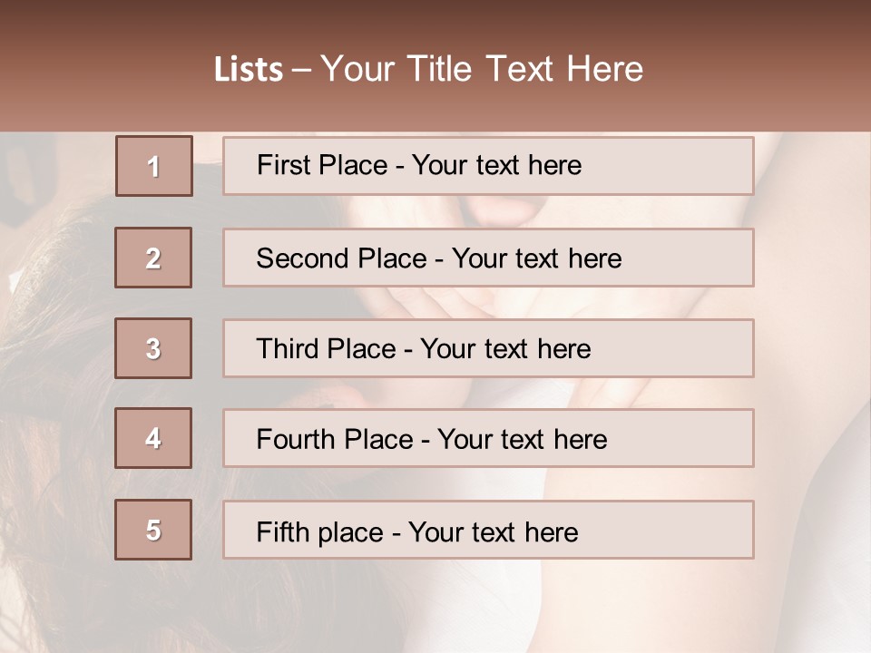 A Woman Getting A Back Massage From A Professional Massager PowerPoint Template