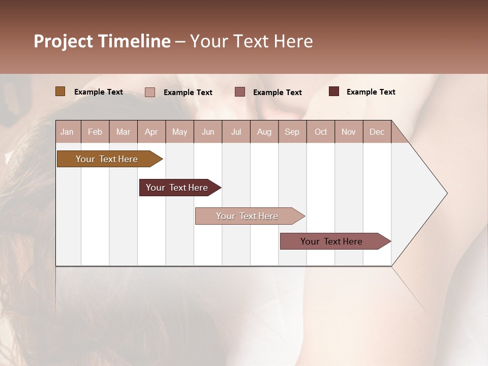 A Woman Getting A Back Massage From A Professional Massager PowerPoint Template