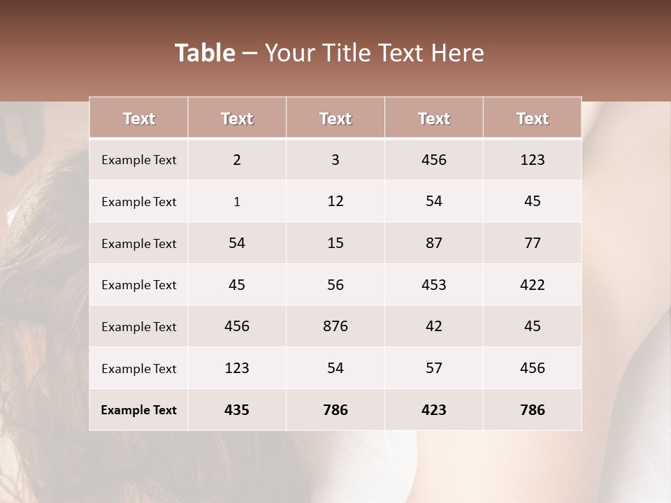 A Woman Getting A Back Massage From A Professional Massager PowerPoint Template