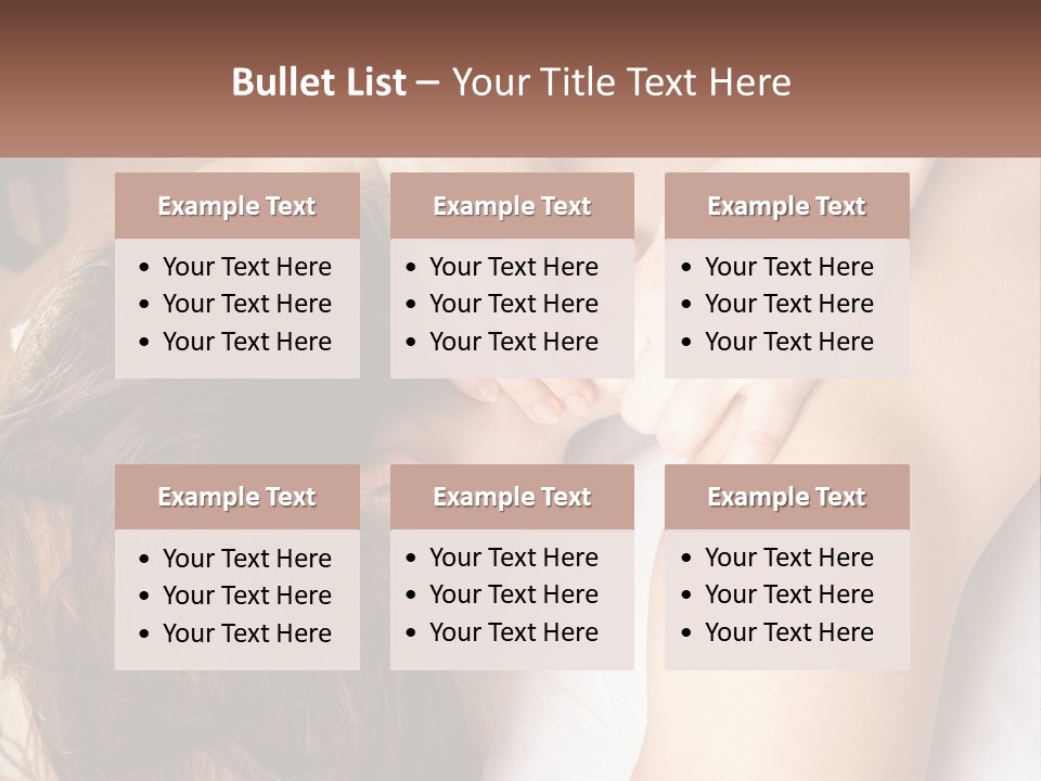 A Woman Getting A Back Massage From A Professional Massager PowerPoint Template