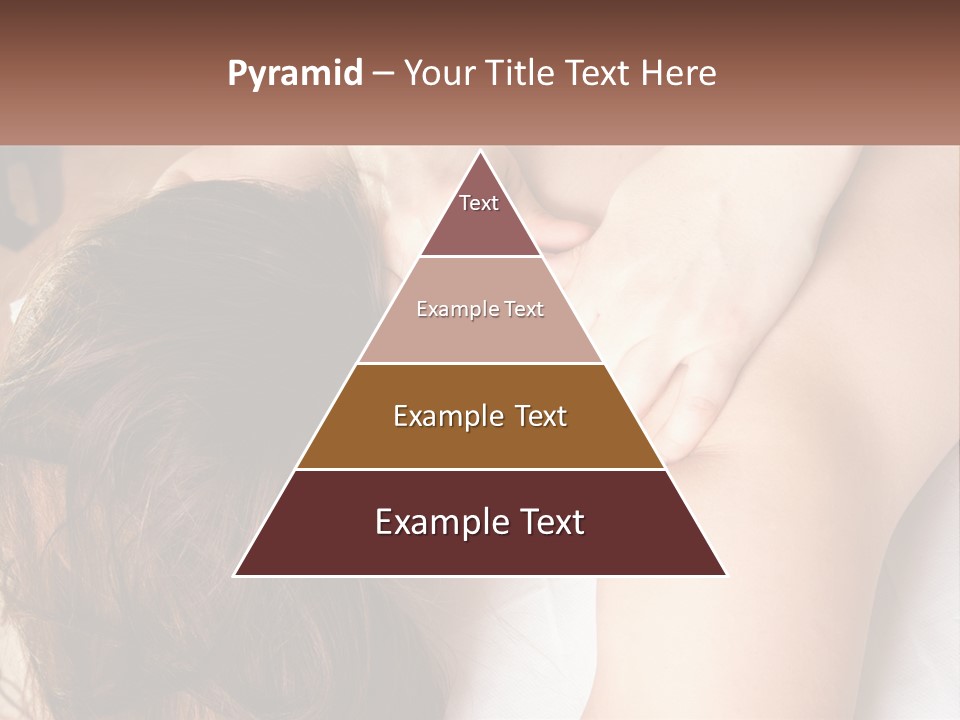 A Woman Getting A Back Massage From A Professional Massager PowerPoint Template