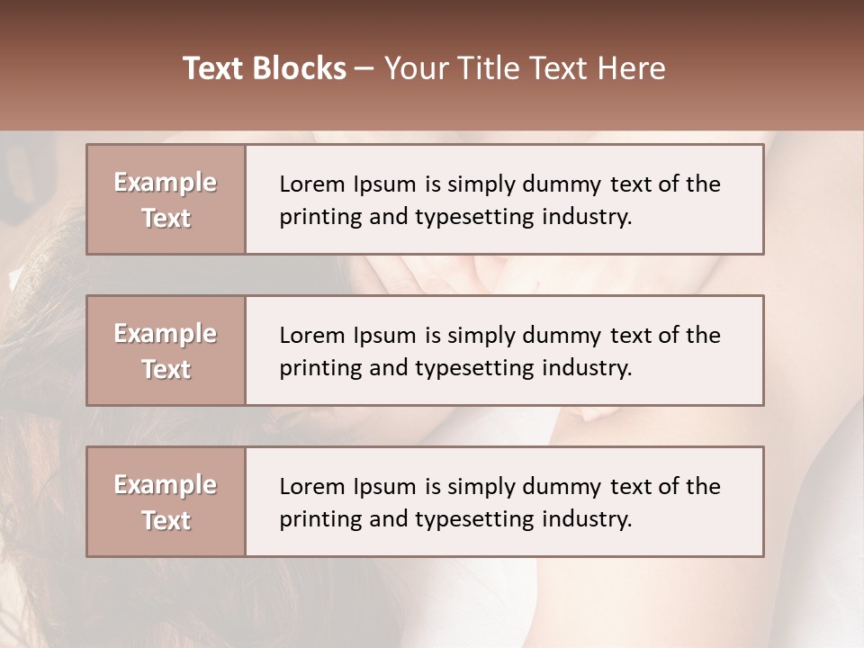 A Woman Getting A Back Massage From A Professional Massager PowerPoint Template