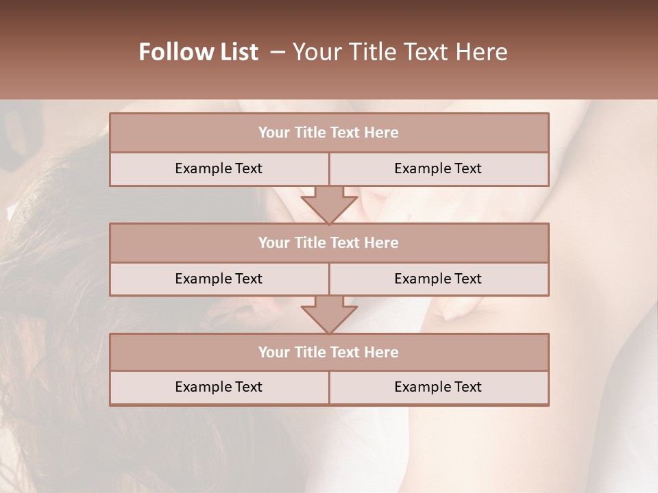 A Woman Getting A Back Massage From A Professional Massager PowerPoint Template