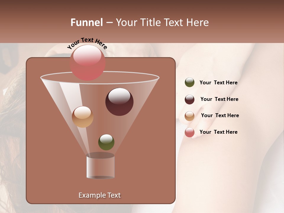 A Woman Getting A Back Massage From A Professional Massager PowerPoint Template