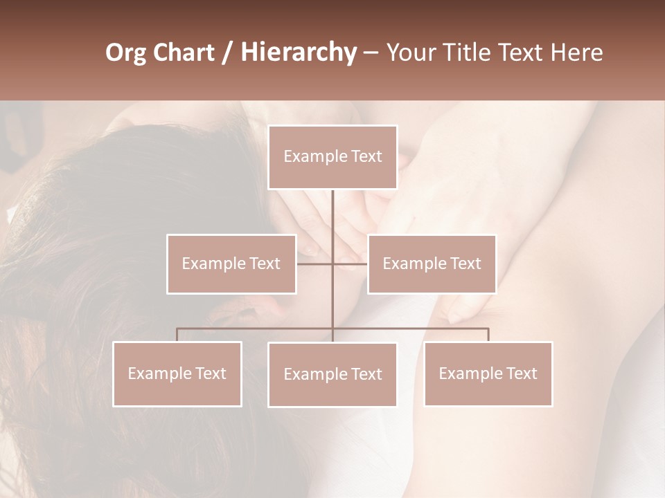 A Woman Getting A Back Massage From A Professional Massager PowerPoint Template