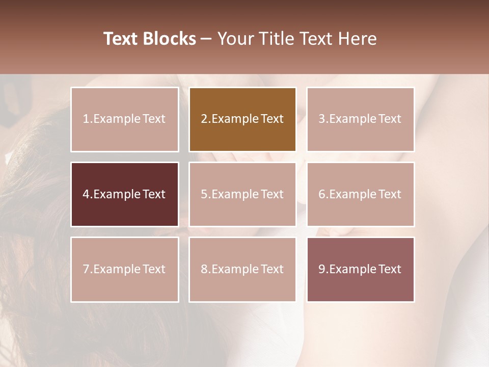 A Woman Getting A Back Massage From A Professional Massager PowerPoint Template