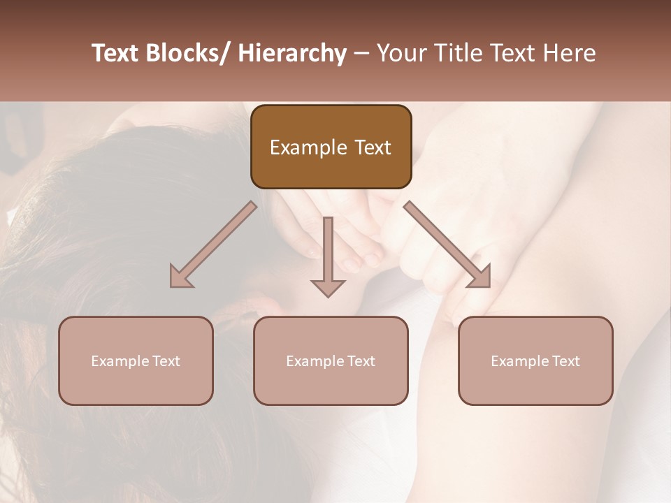 A Woman Getting A Back Massage From A Professional Massager PowerPoint Template