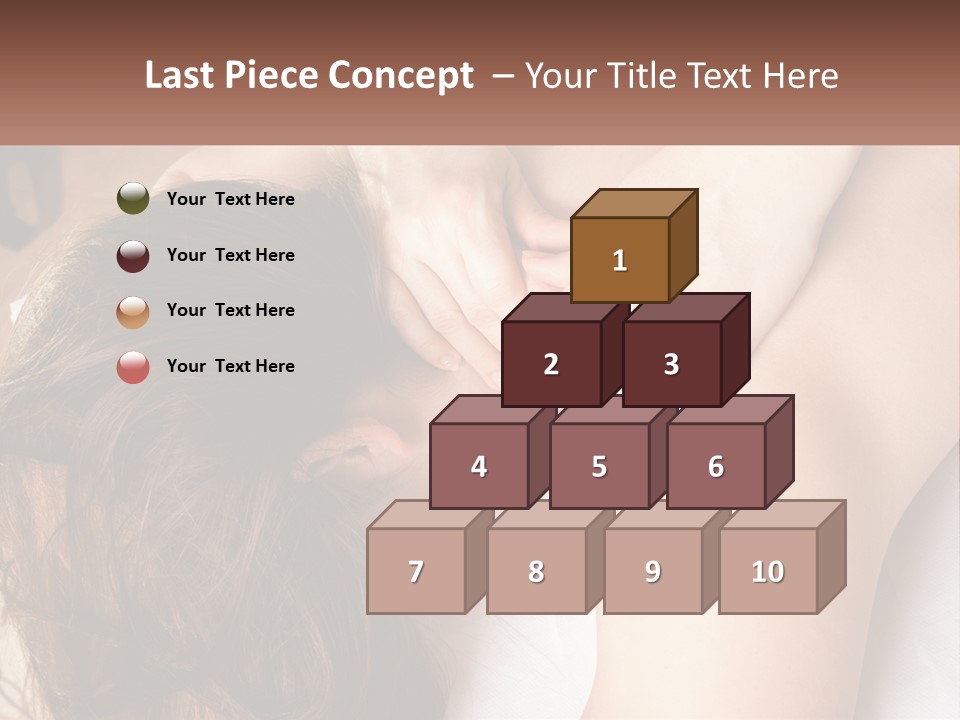 A Woman Getting A Back Massage From A Professional Massager PowerPoint Template